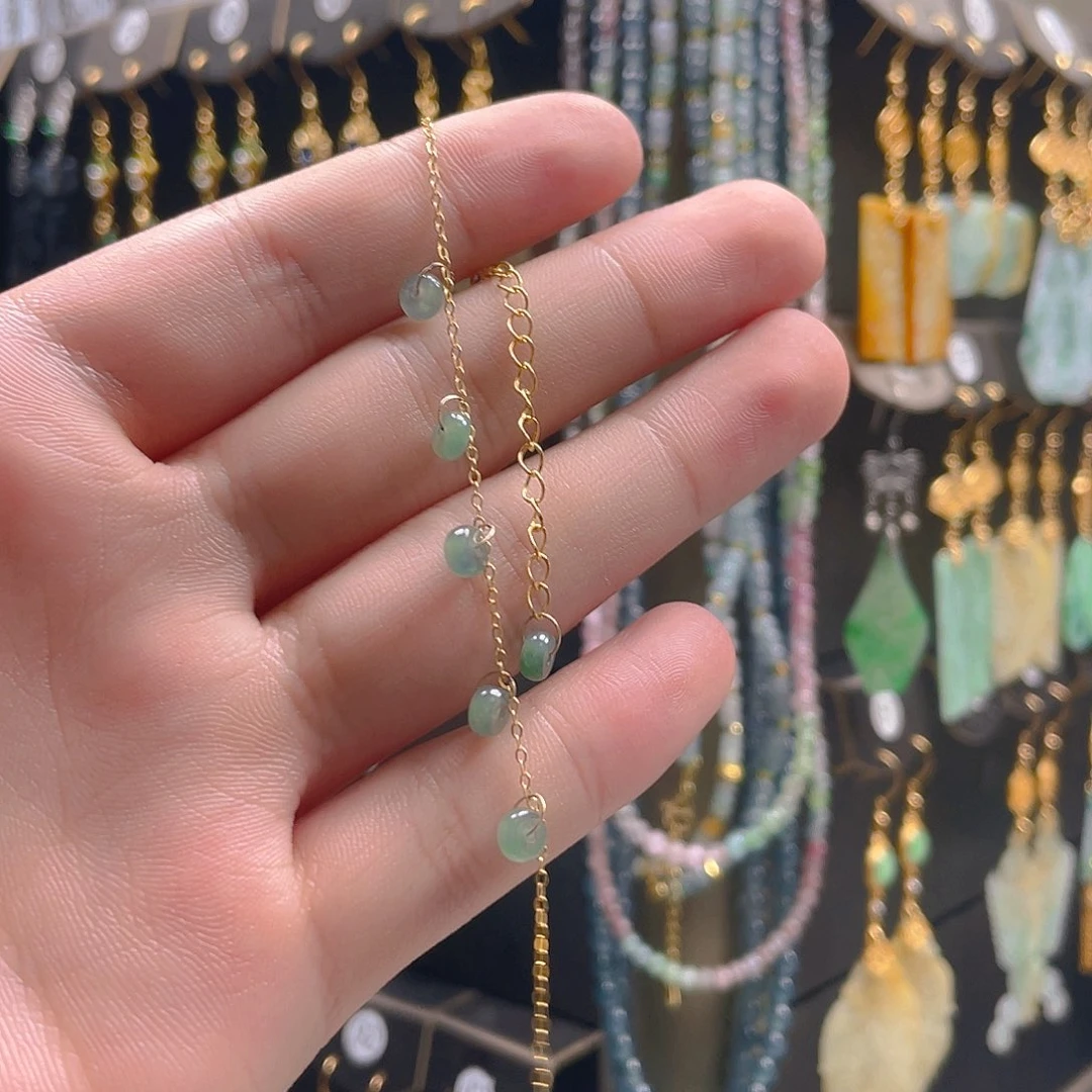 翡翠未镶嵌耳饰翡翠