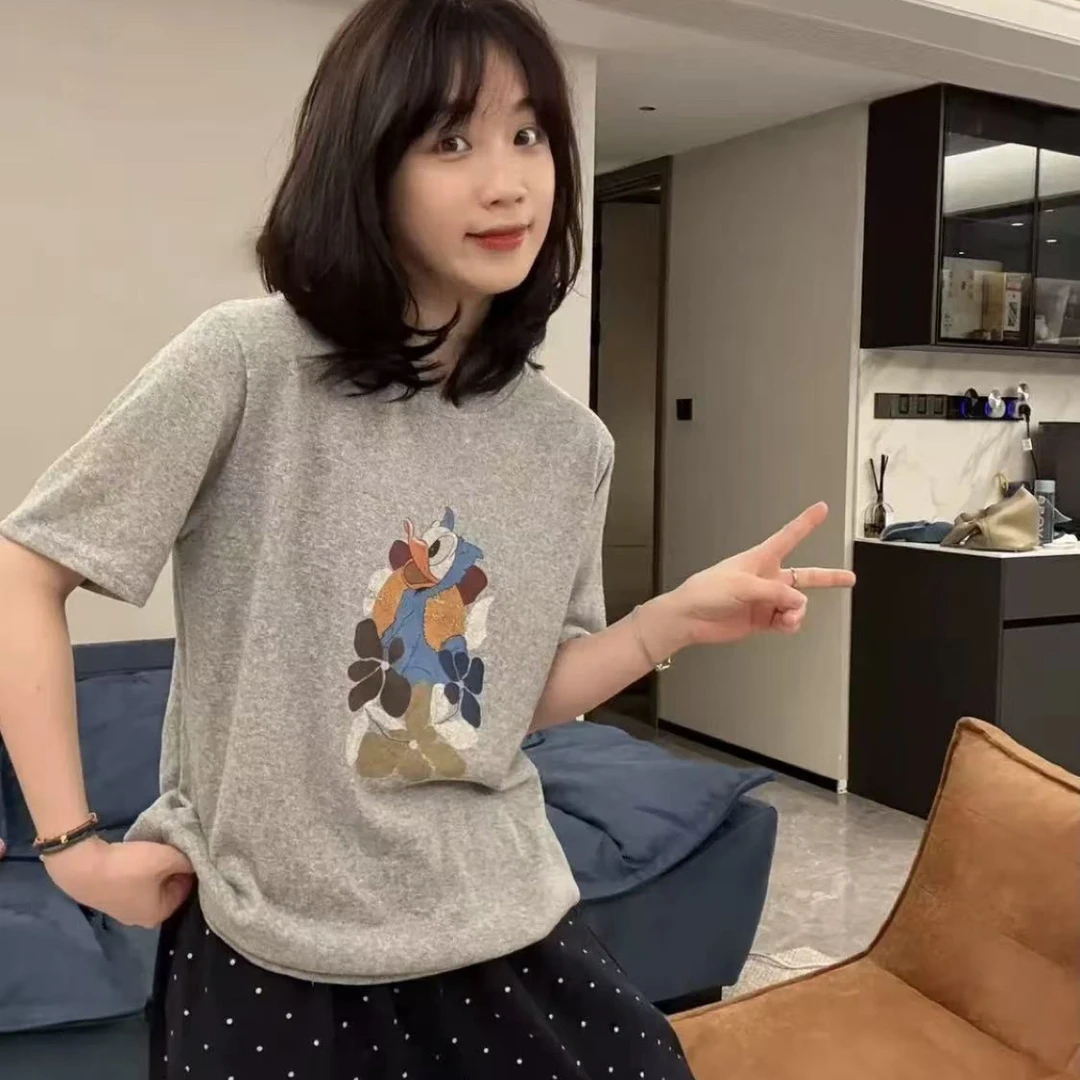 短袖T恤山系幂式穿搭1256