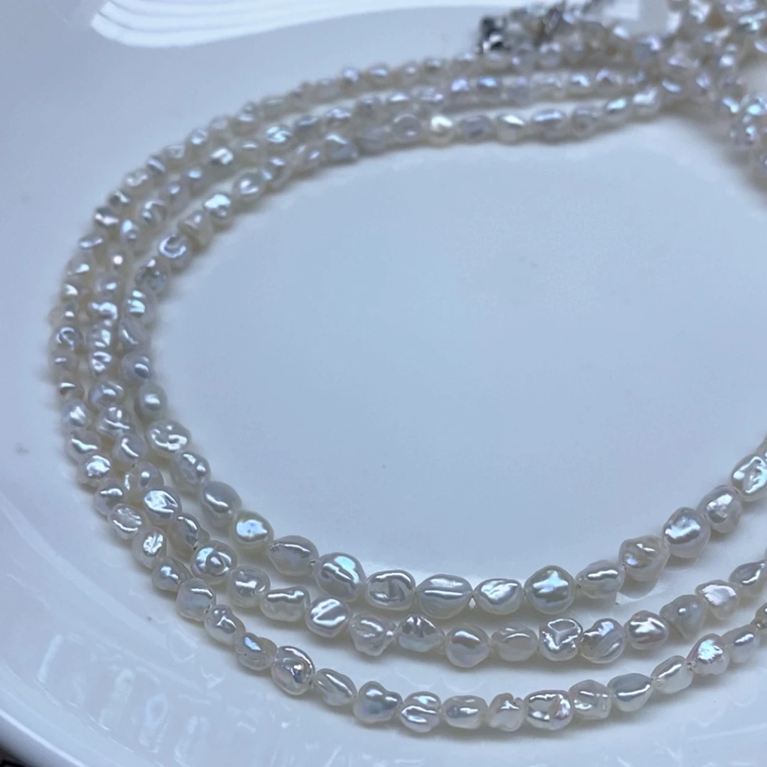 淡水珍珠未镶嵌颈饰发1条