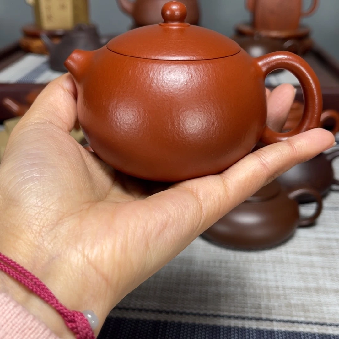 紫砂茶壶香****粉全手工西施160cc