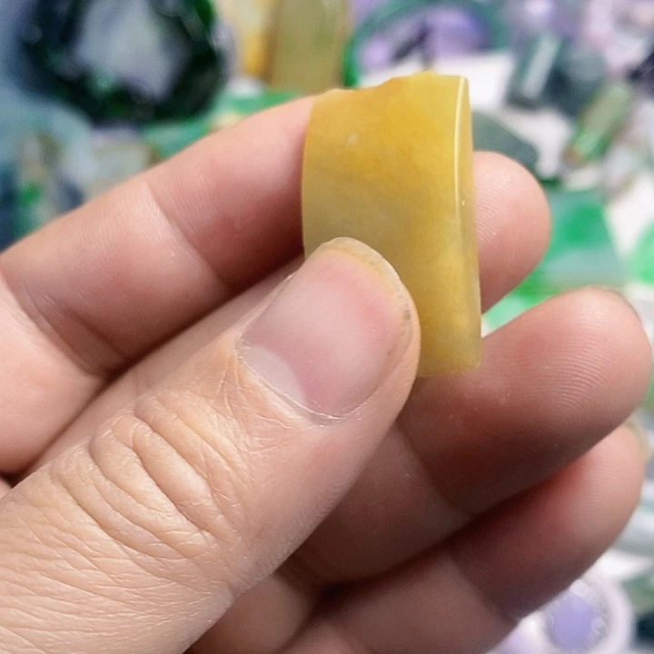 翡翠散珠天然翡翠A货挂件
