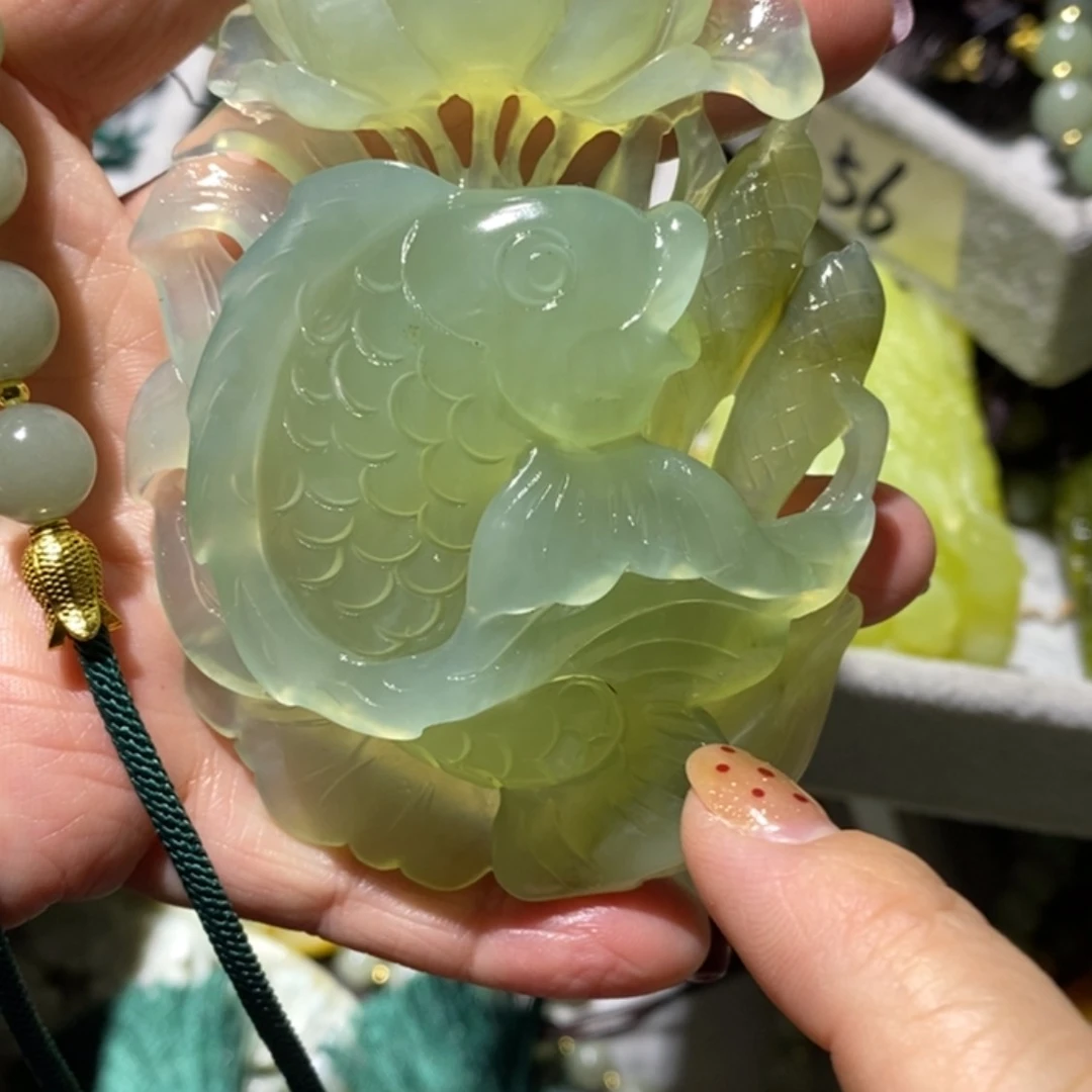 【闪购商品】岫玉毛衣链未镶嵌