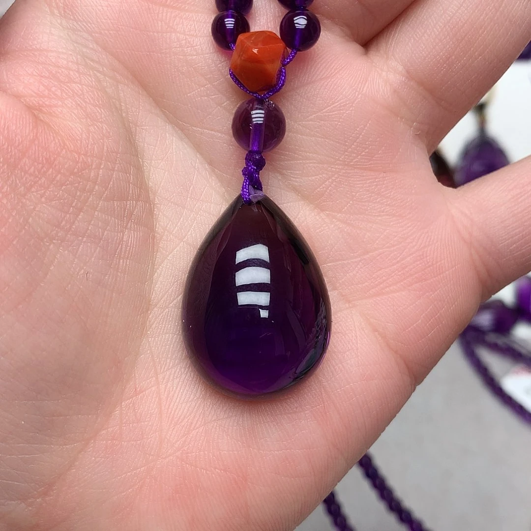 紫晶毛衣链未镶嵌