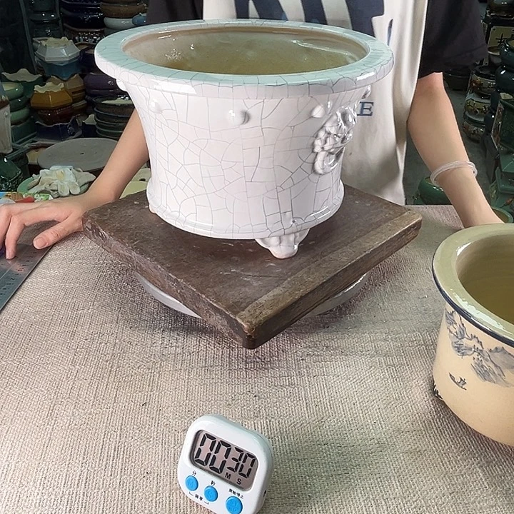 泳坤堂石湾盆用****6陶瓷