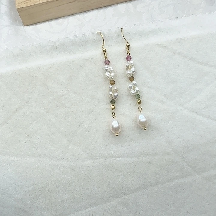 淡水珍珠发饰未镶嵌