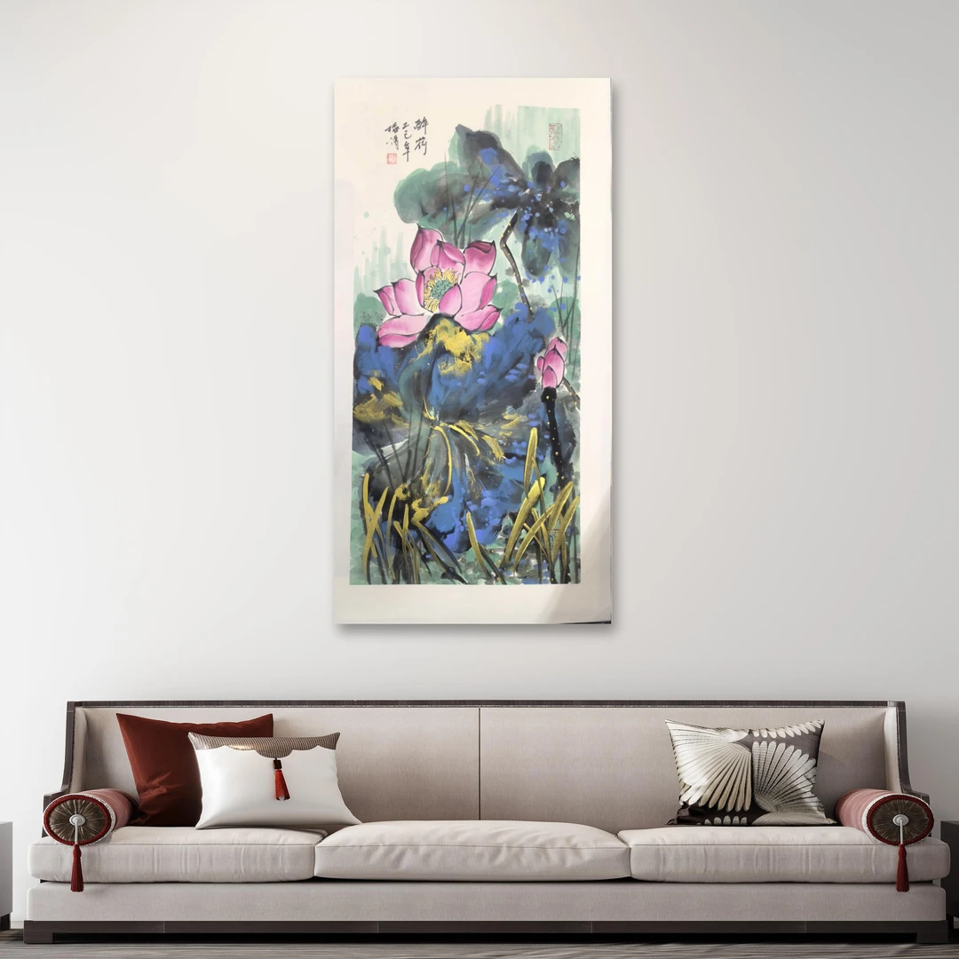 梅清-手绘国画-2平尺-纸片-客厅办公室挂画