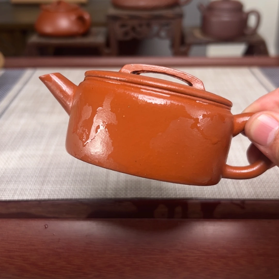 壶紫砂微瑕茶壶款