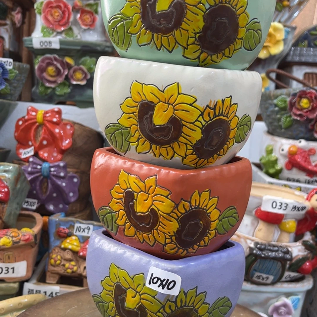 粗陶多肉花盆花盆