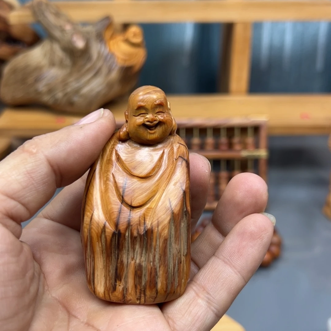 J***N木崖柏木摆件手把件