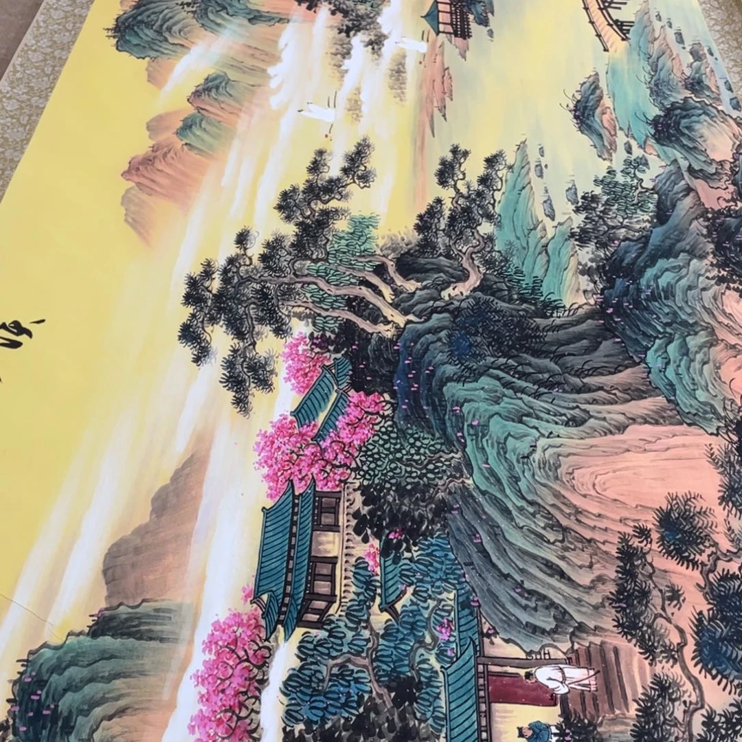 国画老师手笔手绘作品w