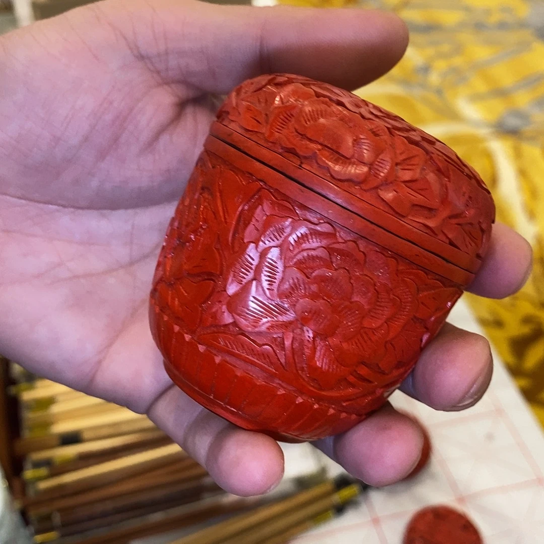 13荣宝斋精选 漆雕粉盒