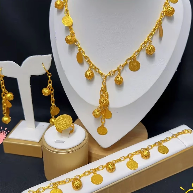 铜合金项链 0044项链耳环戒指手链法式百搭素款元素配饰复