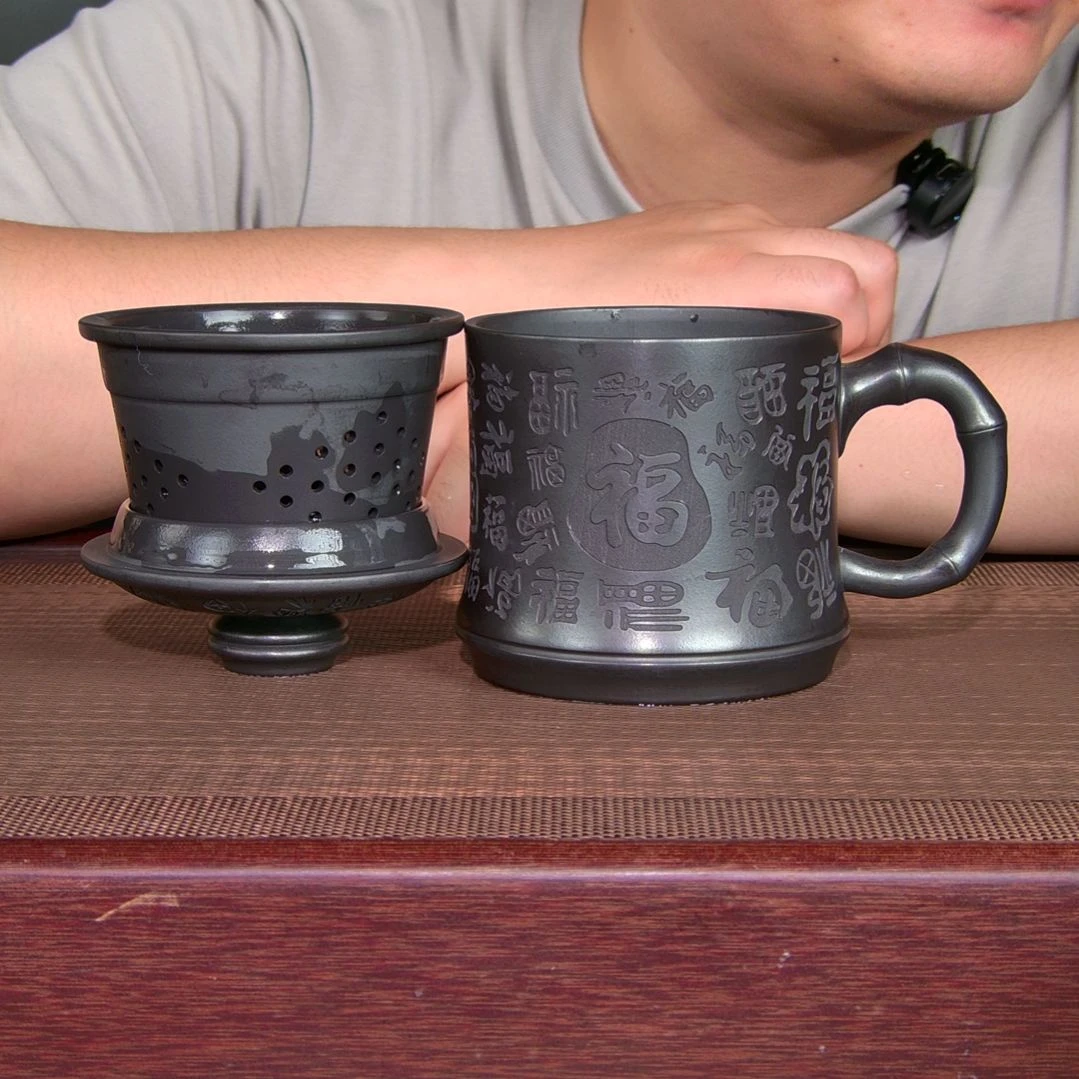 茶杯紫砂高货放漏