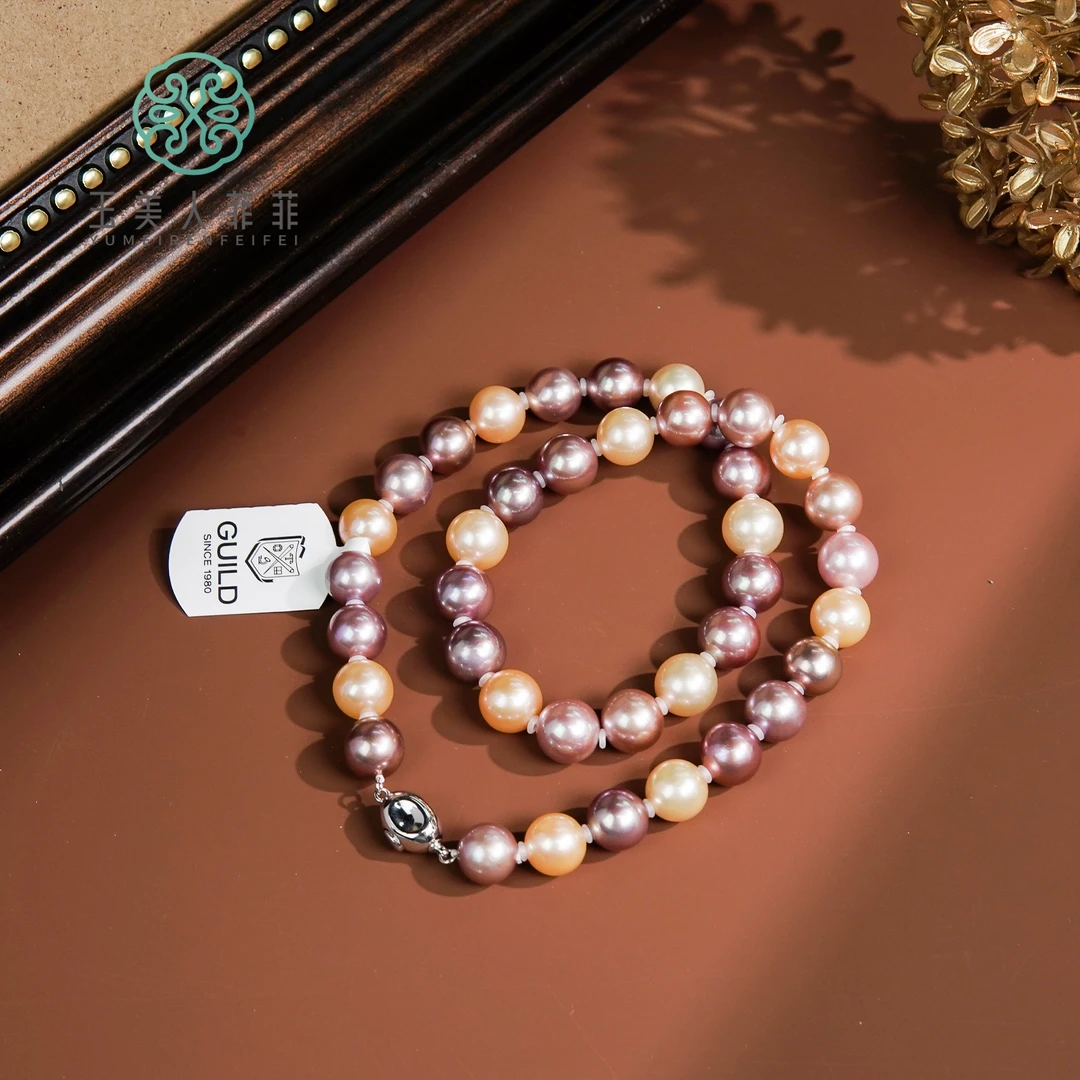 菲菲珠宝好#S925珍珠项链约10mm（撕标不退！）