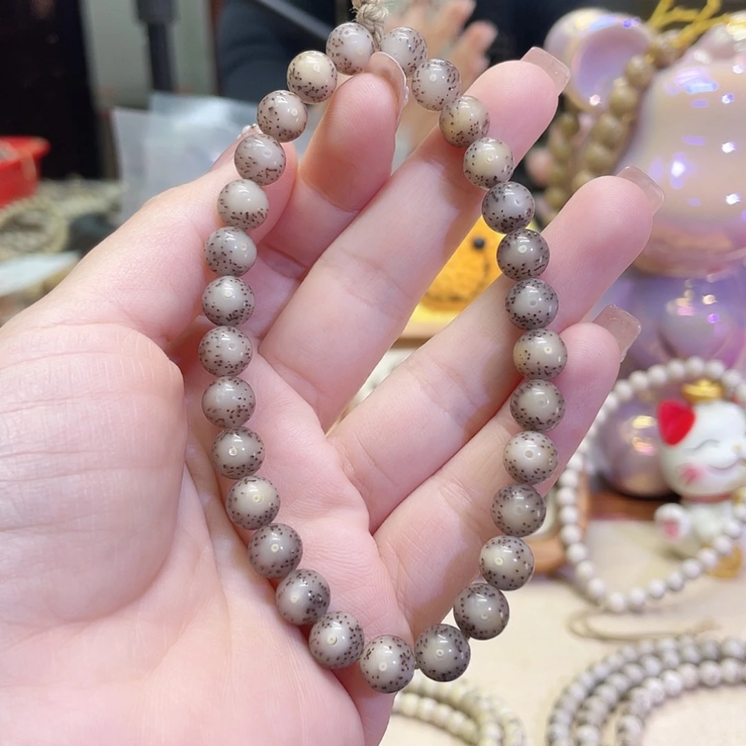 吊坠星月菩提星月菩提海南同枝果8x8冰糖