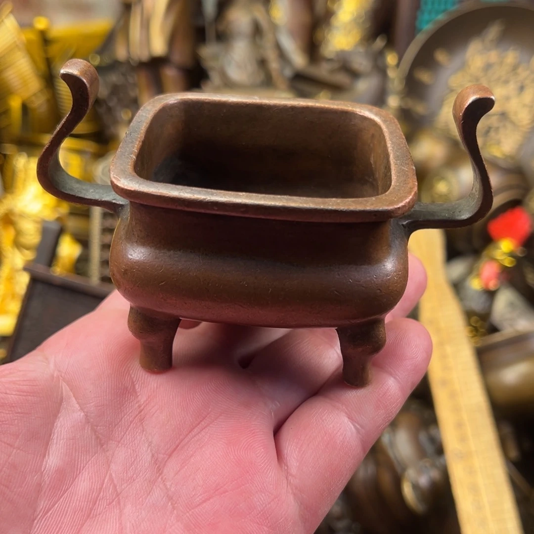茶壶香炉铜器摆件