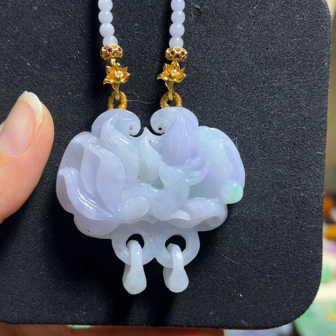 翡翠未镶嵌颈饰天然翡翠