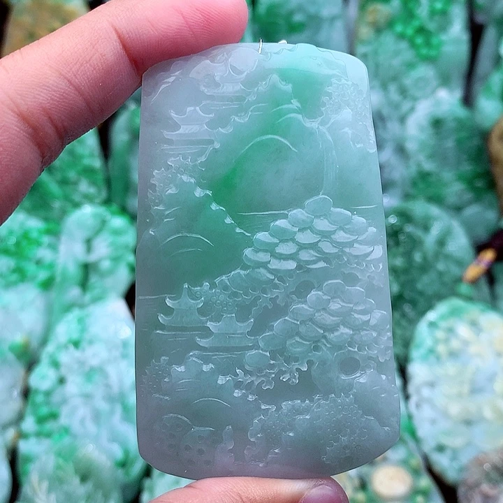 翡翠吊坠(不含链)未镶嵌中****家