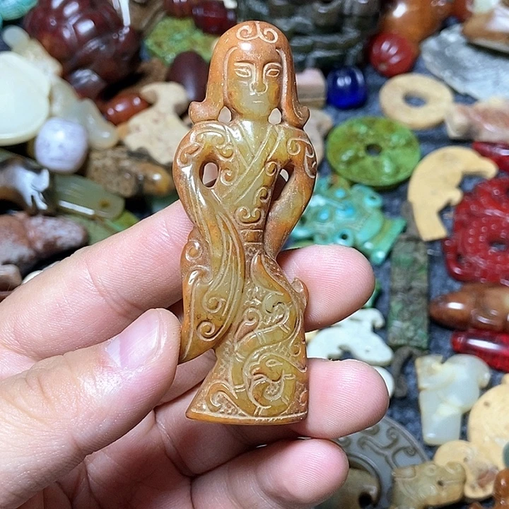 和田玉未镶嵌颈饰5