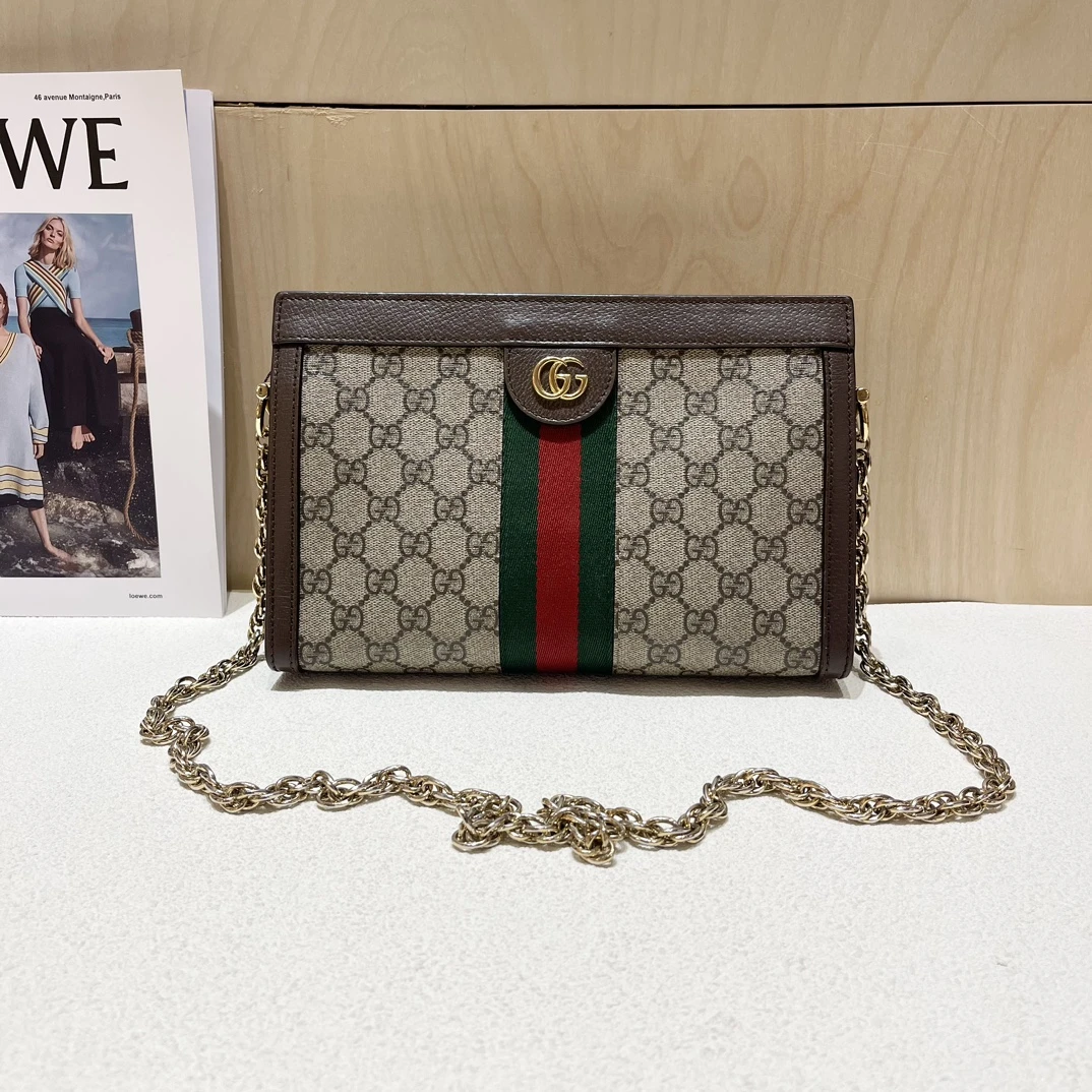 95新 GUCCI/古驰 古驰夹子包98新FH01301