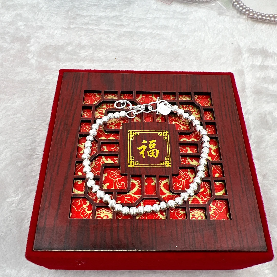 货号 4008 银色手链女款【无礼盒】