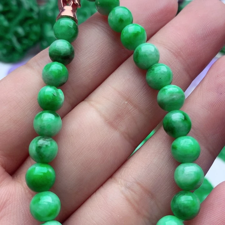 翡翠未镶嵌手链手串