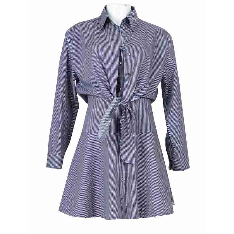 【直播专享】时尚百搭假两件连衣裙 D514642