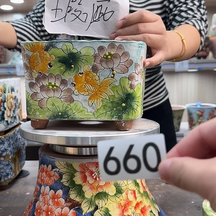 紫砂花盆瑕疵瑕疵660