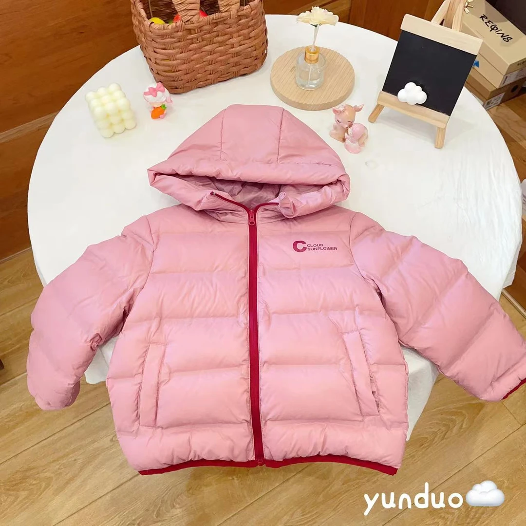 【原韩D】儿童洋气字母纯色暖呼呼羽绒服690