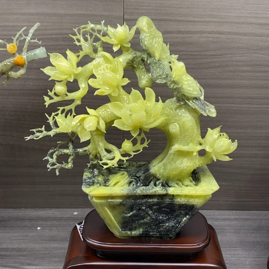 蛇纹石玉未镶嵌珠宝奇石