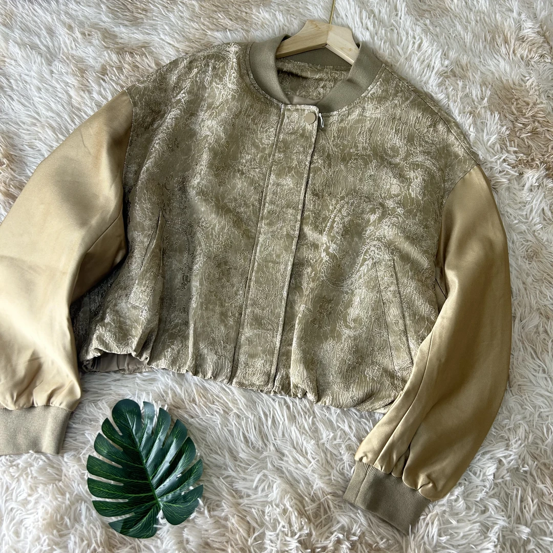 XiDuoMi2025韩版简约春季百搭长袖极简风时尚外套