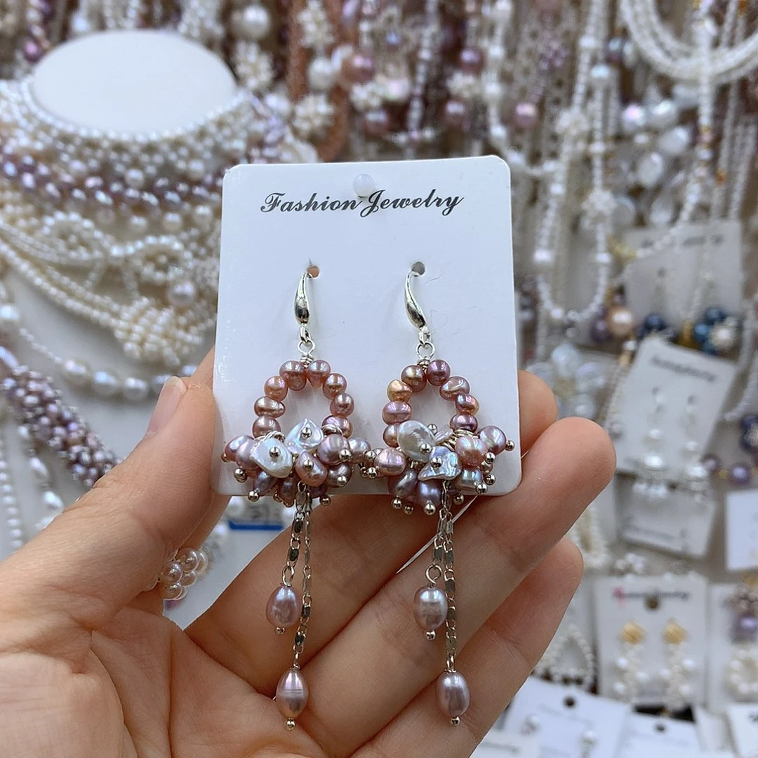 颈饰合金淡水珍珠