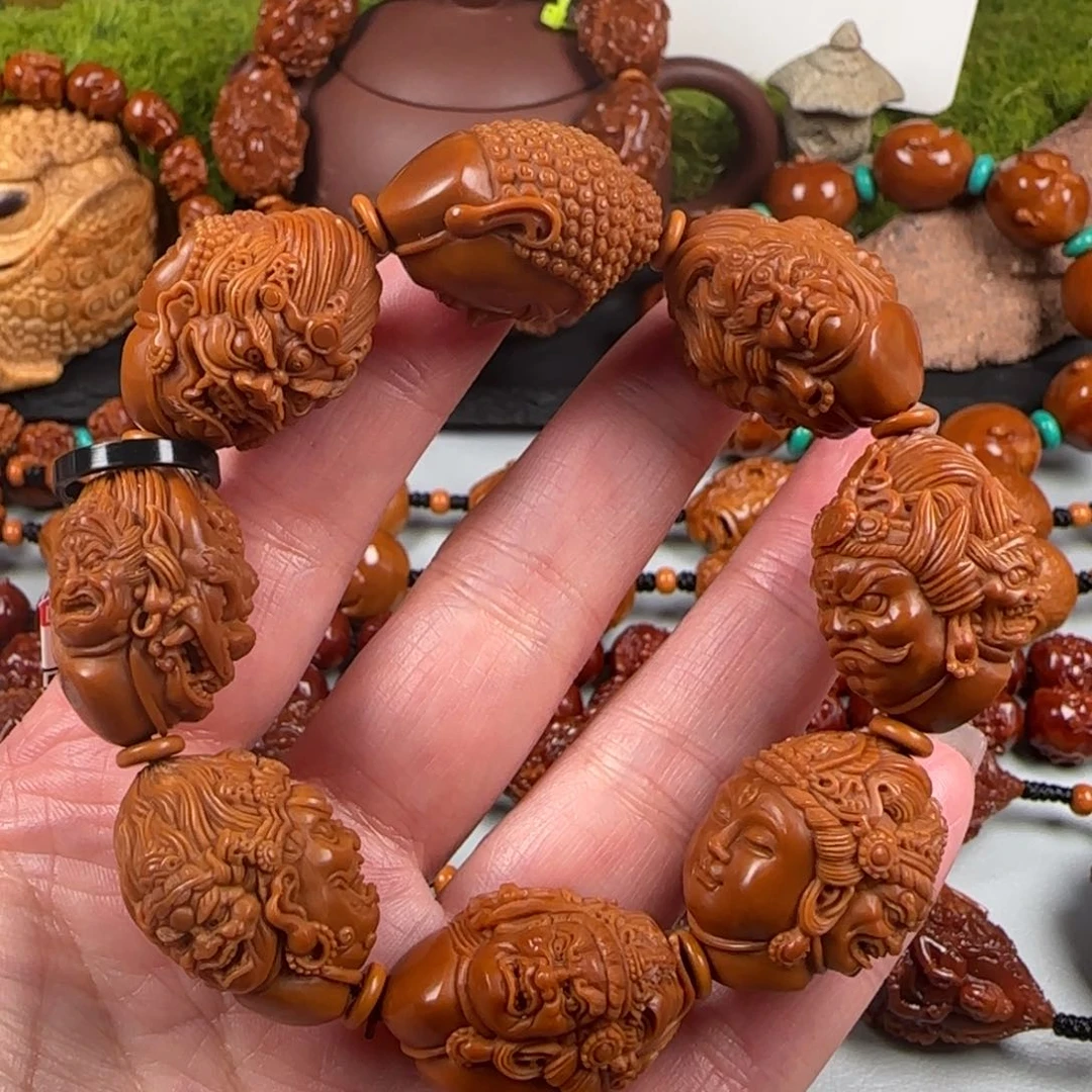 橄榄核手串/手链三面万佛手串