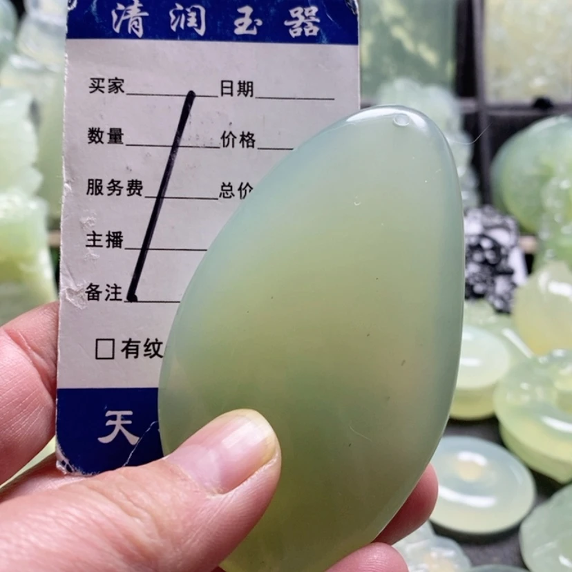 【闪购商品】合金蛇纹石玉手把件