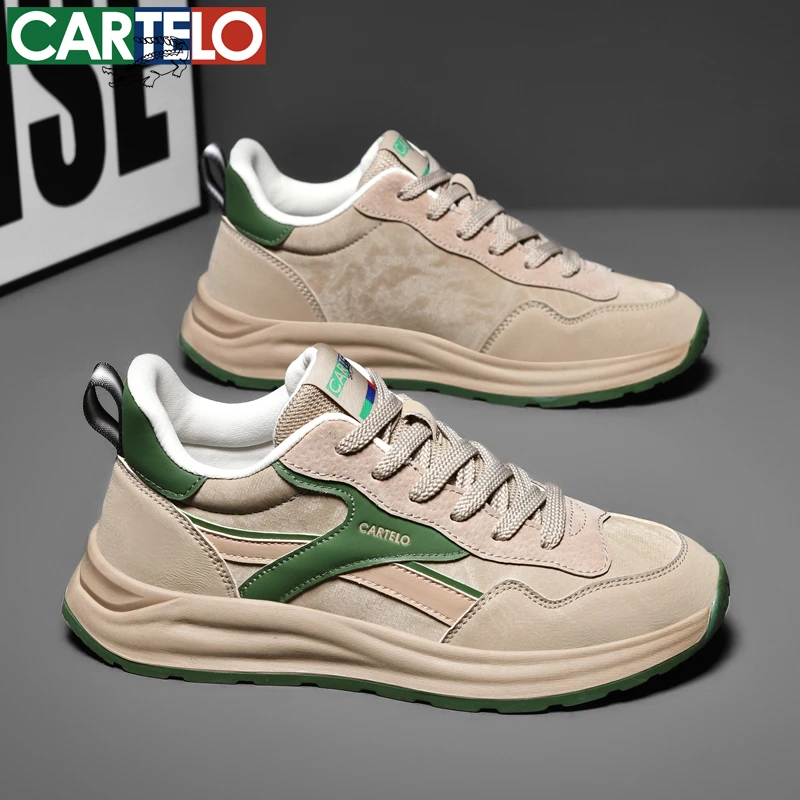 卡帝乐鳄鱼春秋新款休闲鞋男轻便户外出游男士休闲百搭跑步鞋子男