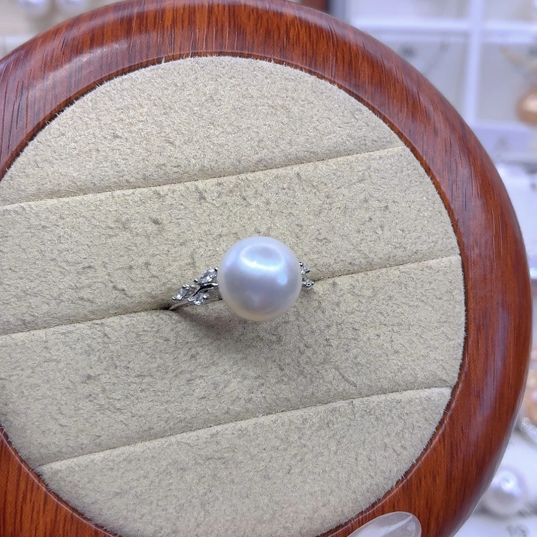 戒指淡水珍珠合金F
