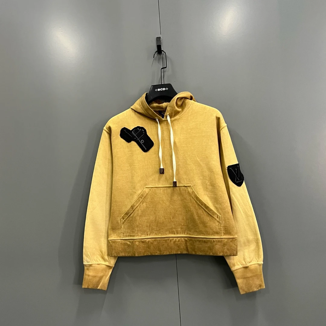 95新 LouisVuitton/路易威登 zz45 扎染徽标帽衫 S码/207728/无洗