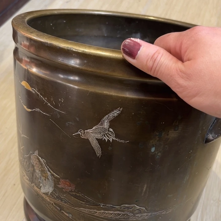 铜中古工艺品摆件