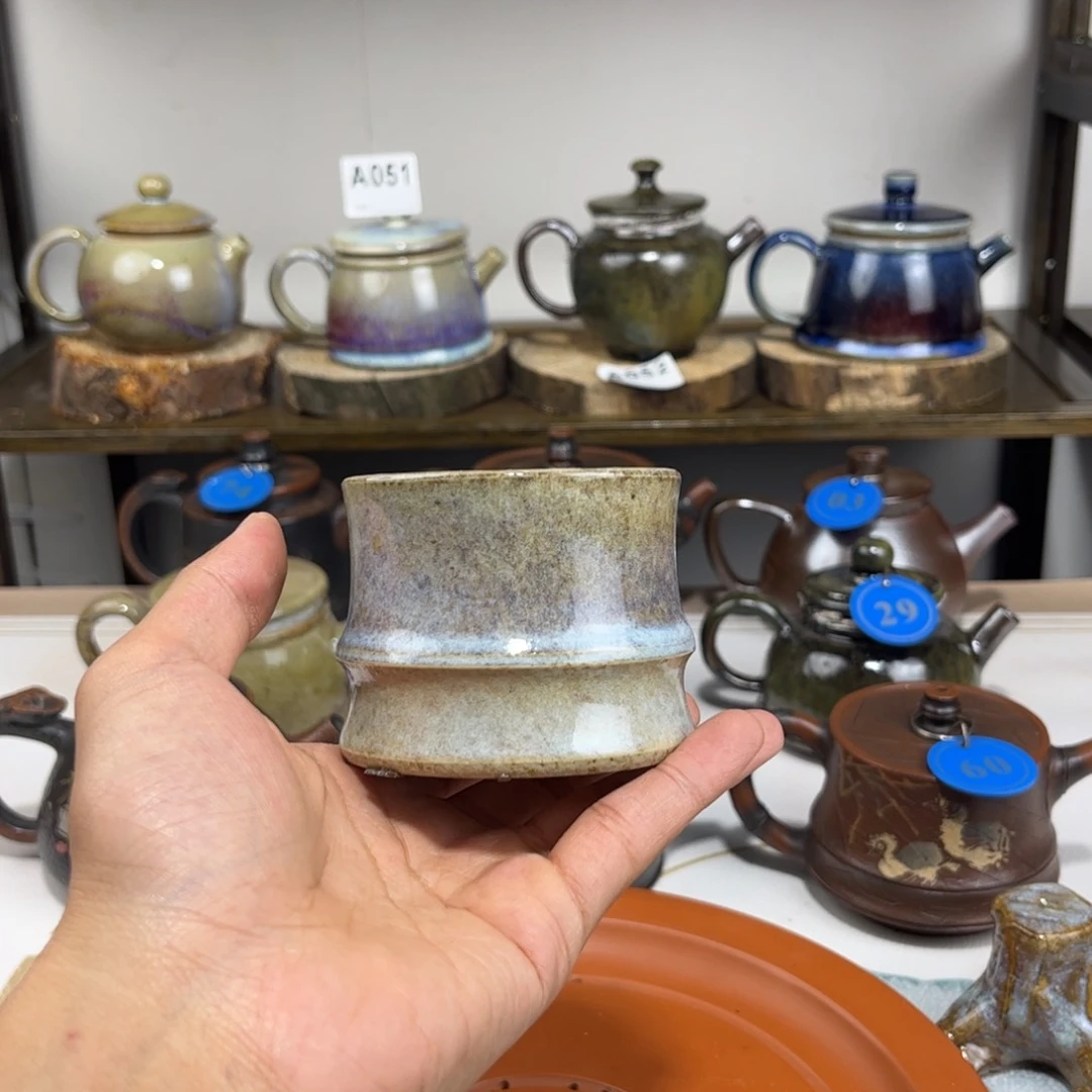 壶H**。建水紫陶全手工制作，老匠人传承手艺