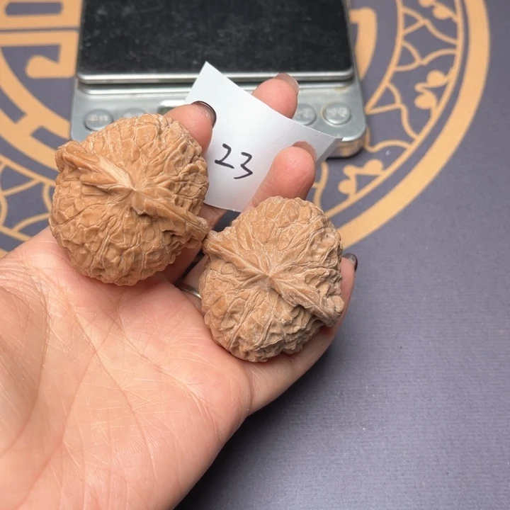 文玩核桃把件42南瓜墩