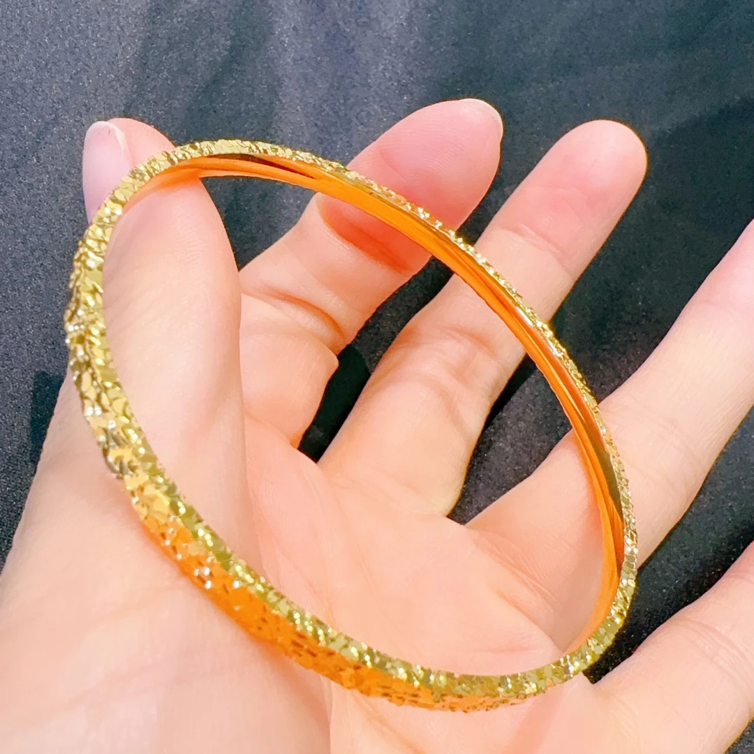 合金手镯 精致4n碎碎平安镯