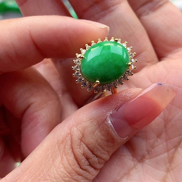 翡翠颈饰银S925镶嵌翡翠