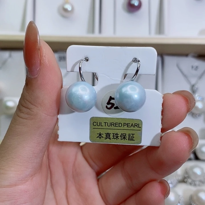 淡水珍珠未镶嵌耳饰