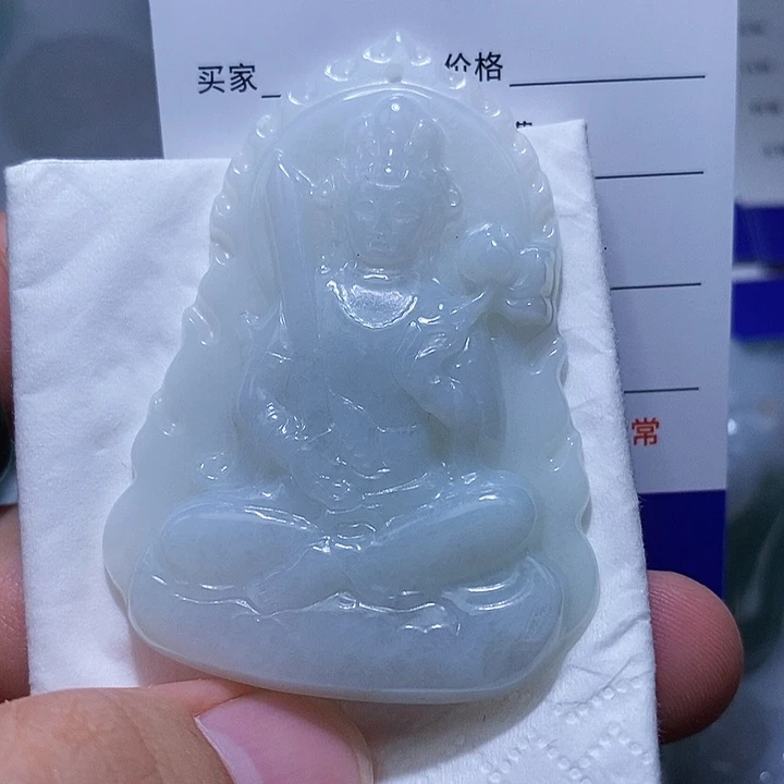 翡翠未镶嵌颈饰天光墟翡翠市场现金代购