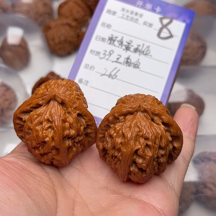 文玩核桃把件服***位翻天印