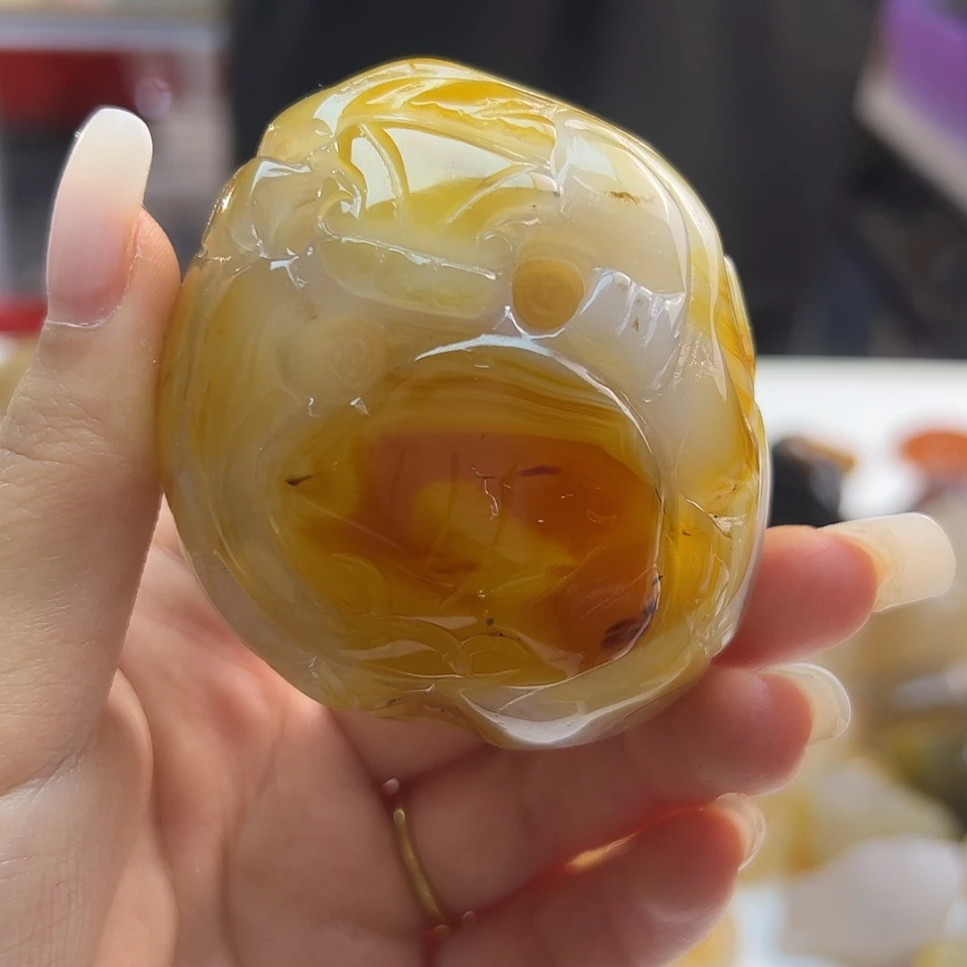 玛瑙/玉髓未镶嵌吊坠(不含链)