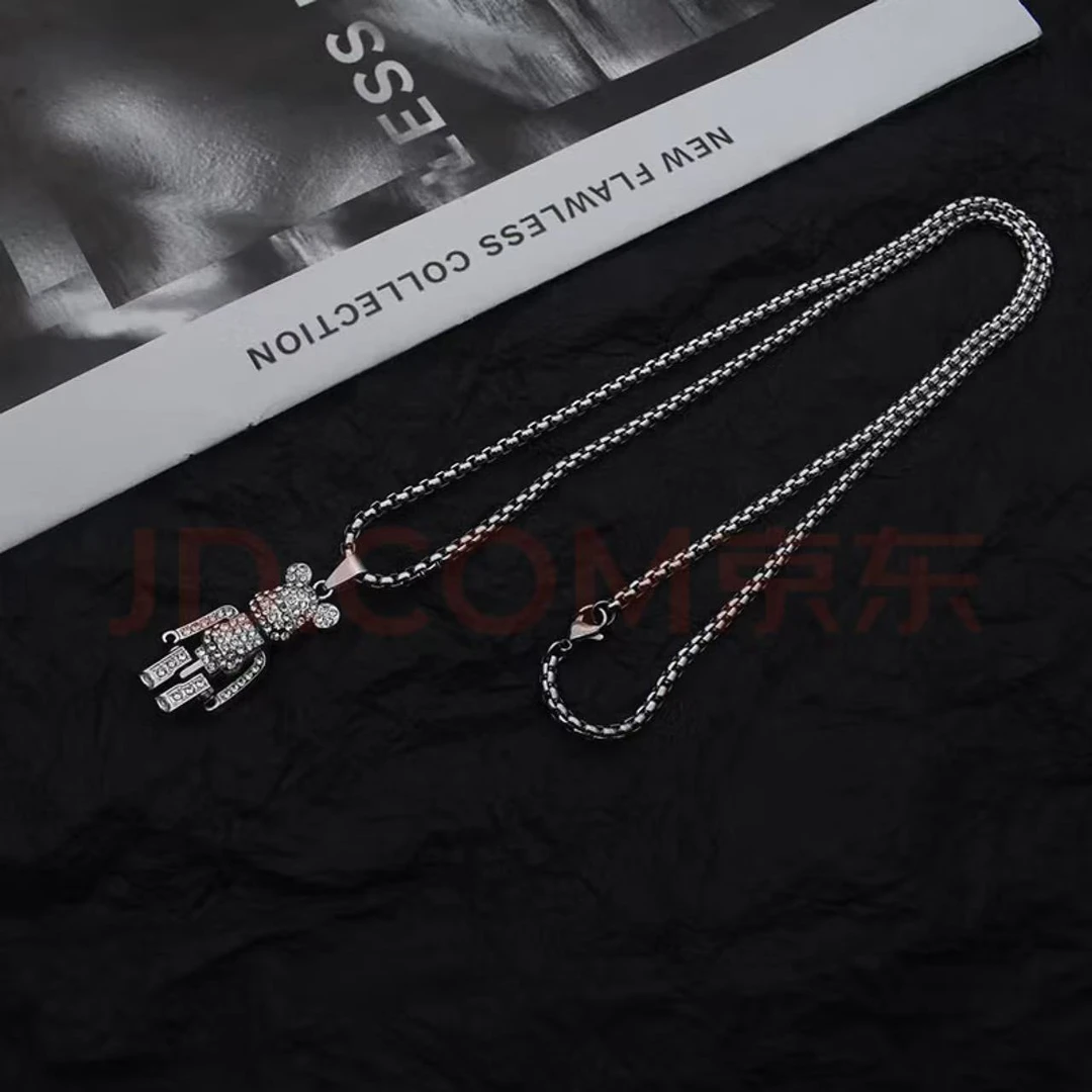 03---欧美人士暴力熊毛衣链