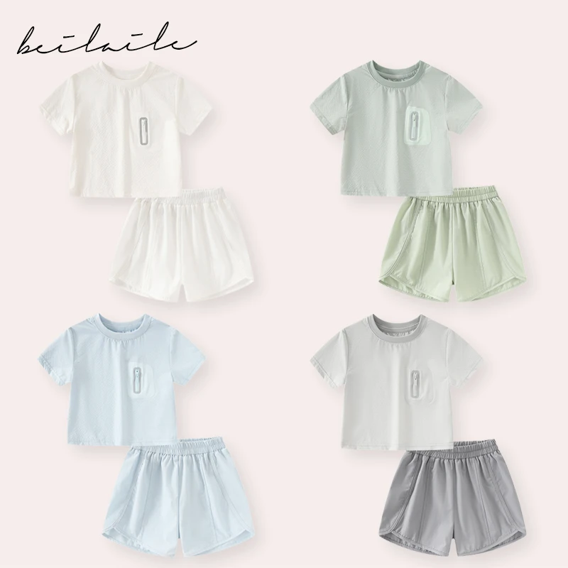 【小凉皮 小乐妈咪 】婴儿装男女童短袖T恤夏装宝宝打底衫D11