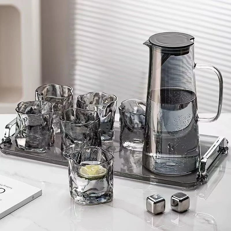 【七件套】一壶六杯轻奢ins高颜值高档水壶套装家用大容量耐热水具$