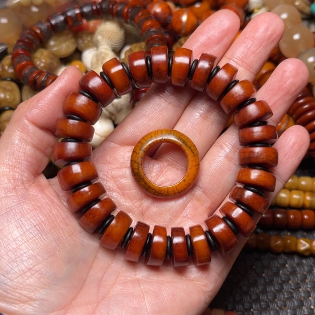 【闪购商品】牛骨手串/手链牛骨不规则切14×26颗